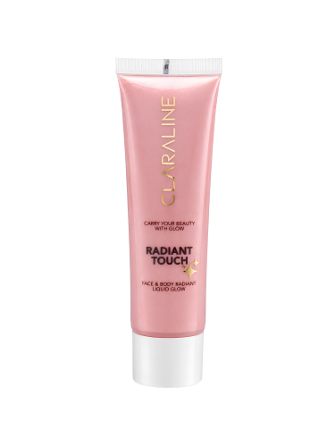 Clara Line Radiant Touch Liquid Highlighter Face & Body Rose Glow 50ml