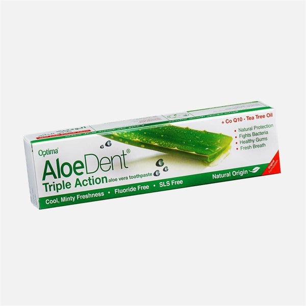AloeDent Triple Action Aloe Vera Toothpaste Fluoride-Free 100 ml