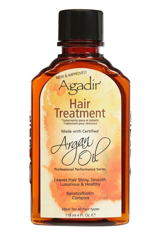 Agadir Argan Hair Treatment Oil Leave-In with Keratin, Biotin and Vitamin E 118 ml