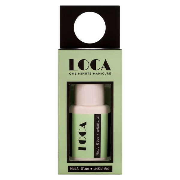 Loca Clear Nail Glue Strong-Hold Adhesive with Brush for Artificial Nails