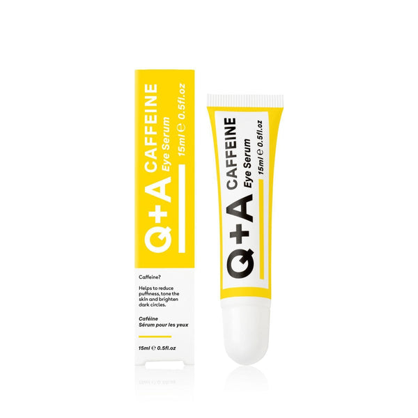 Q+A Caffeine Eye Serum Hyaluronic Acid Hydrating Eye Treatment 15ml