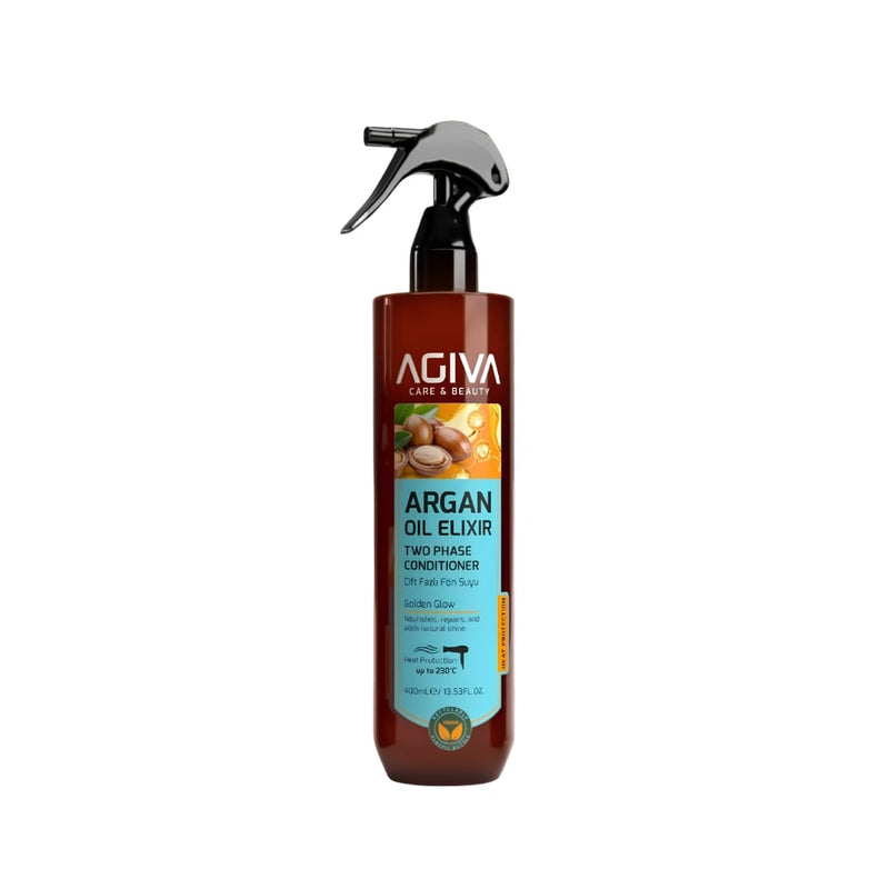 Agiva Argan Oil Heat Protectant Hair Spray Lightweight Formula 400ml
