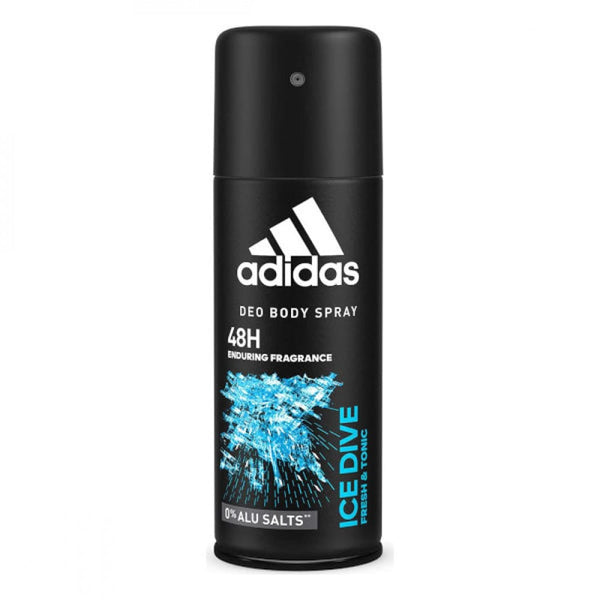 Adidas Ice Dive Men's Deodorant Spray Refreshing Tonic Fragrance