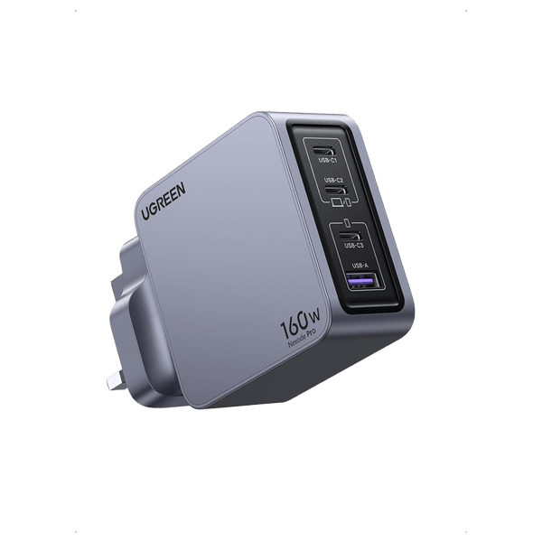 Ugreen Nexode Pro GaN Wall Charger 160W Fast Charger Gray