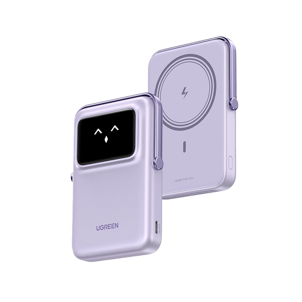 Ugreen Uno Magnetic Wireless Power Bank MagSafe 5000mAh 20W Purple