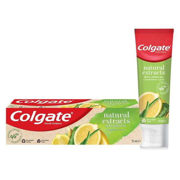 Colgate Natural Extracts Ultimate Fresh Toothpaste Lemon Oil and Aloe Citrus Mint