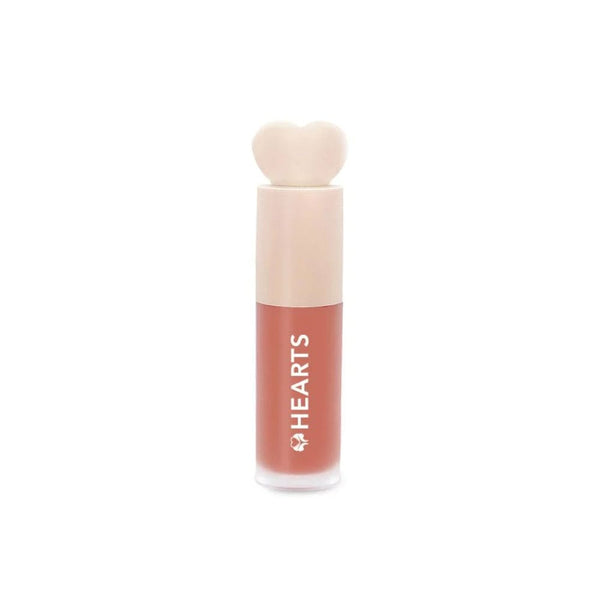 Hearts Liquid Blush Dewy Finish Highly Pigmented Warm Nude 04