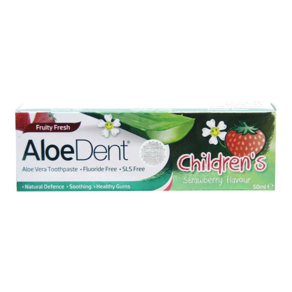 Aloedent Children's Toothpaste Fluoride Formula Strawberry Flavor 50ml