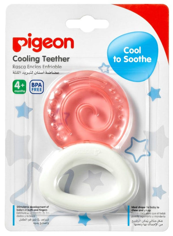 Pigeon Baby Teether Circle Shaped N620A P366 Soft Silicone Ice Teether, 1 Piece