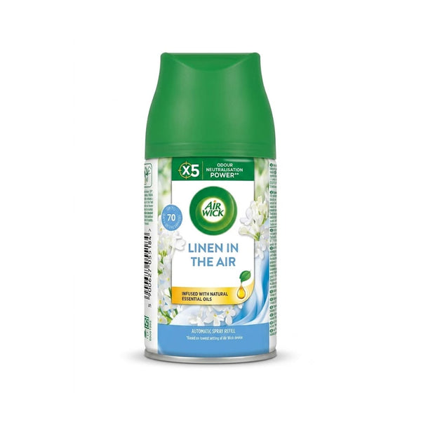 Air Wick Linen In The Air Automatic Air Freshener Refill Fresh Linen Scent 250ml