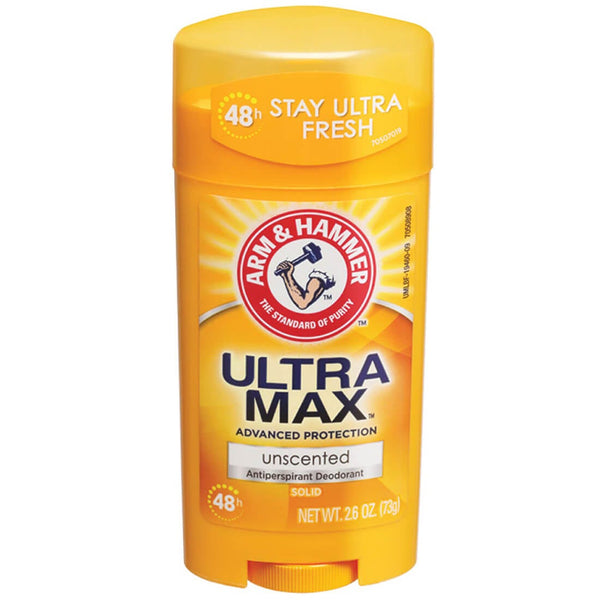 Arm & Hammer Ultra Max Fragrance-Free Deodorant Stick