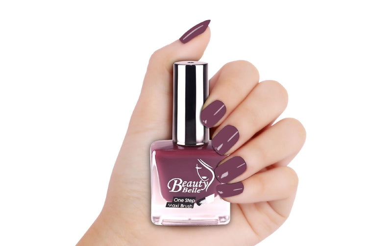 Beauty Belle Nail Polish Glossy Finish Long-Lasting Color No 25