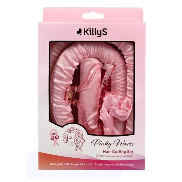 KillyS Hair Curling Set Heatless Roller with Scrunchies and Styling Clip