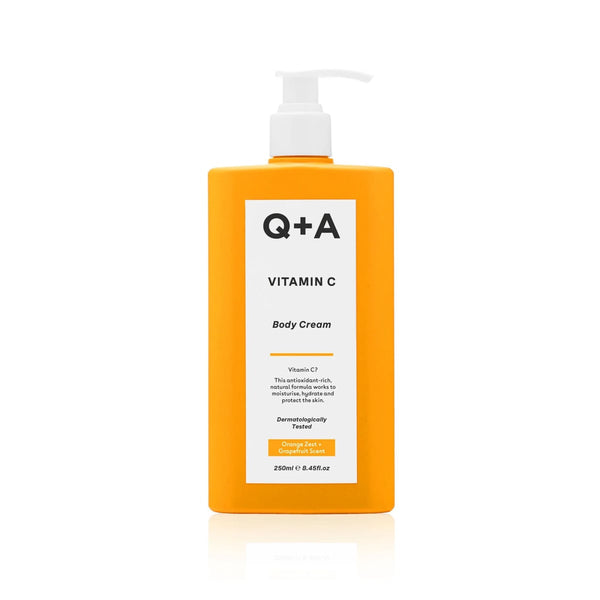 Q+A Vitamin C Body Cream Shea Butter Ginger Root 250ml