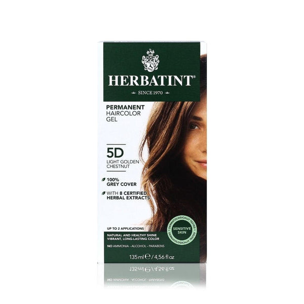 Herbatint H/C 5D Haircolor Gel, Light Golden Chestnut, 1S