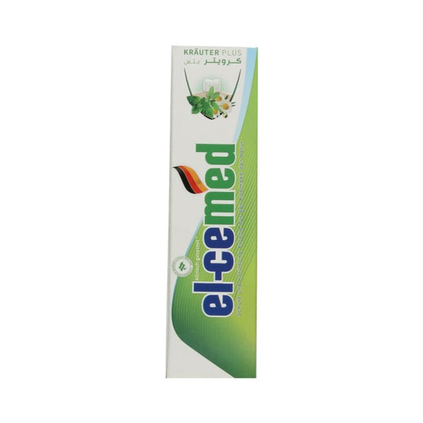 El-Cemed Krauter Plus Toothpaste Botanical Formula With Plant Extracts 100g