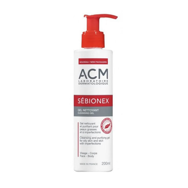 Acm Sebionex Cleansing Gel Purifying Glycerin Oily Skin 200 ml