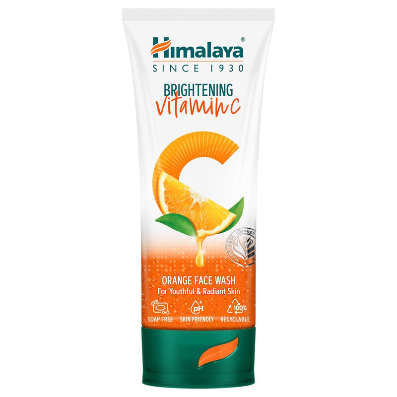 Himalaya Brightening Vitamin C Orange Face Wash Soap-Free 100 ml