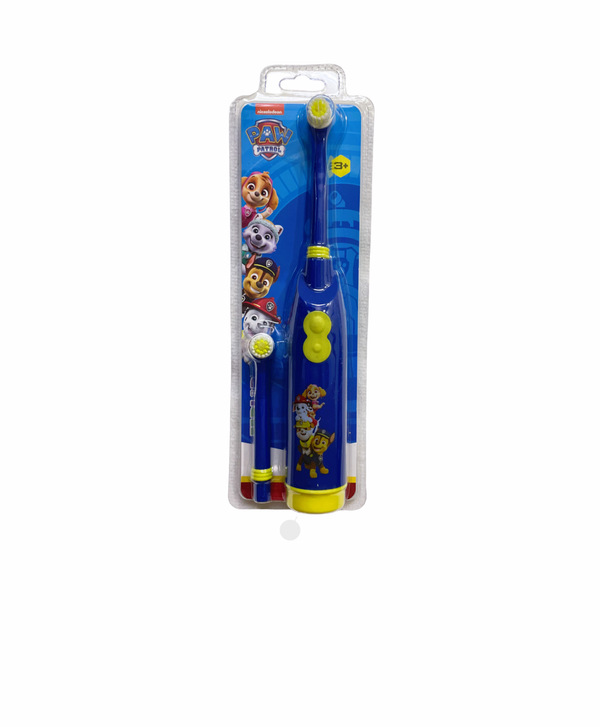 Fablab Paw Patrol Battery Soft Toothbrush Rubber Handle Extra Brush Head