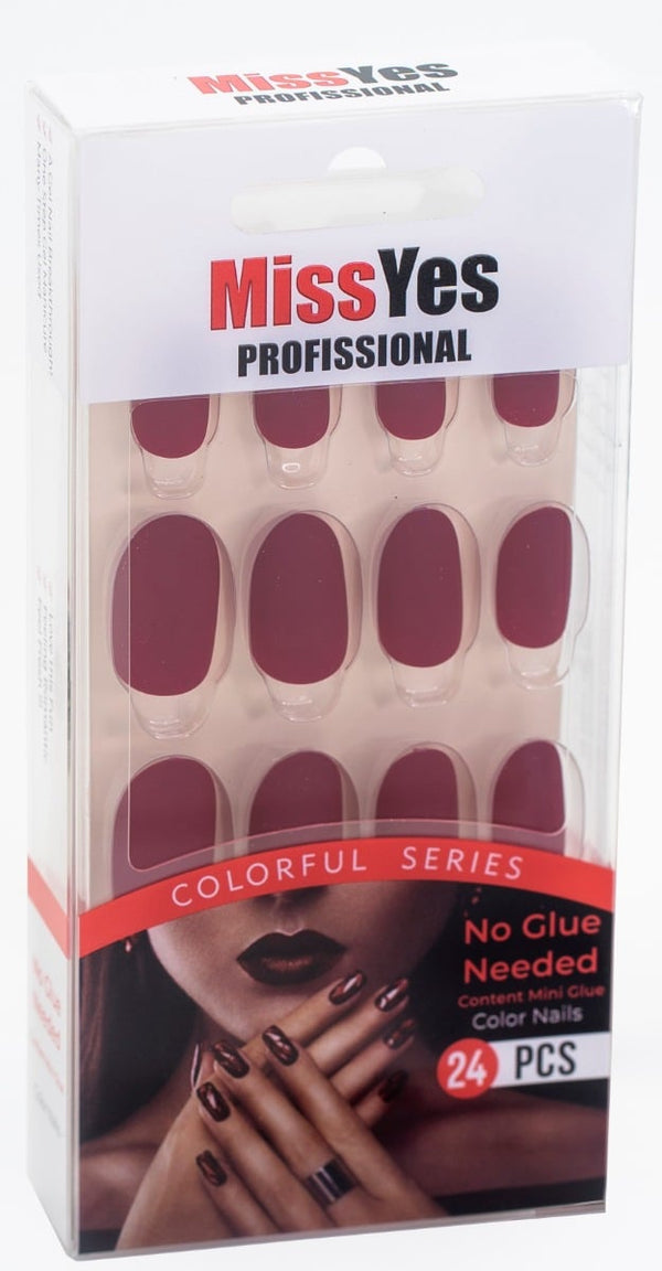 Miss Yes Artificial Nails Sh16 Easy-Apply Nail Tips