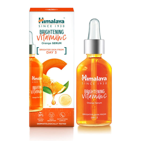 Himalaya Brightening Vitamin C Orange Face Serum Phyto-Vitamin Complex 30 ml