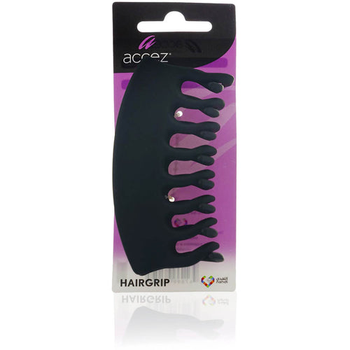 Accez Large Hairgrip Claw Clip Matte Finish for Thick and Long Hair, 1 Piece