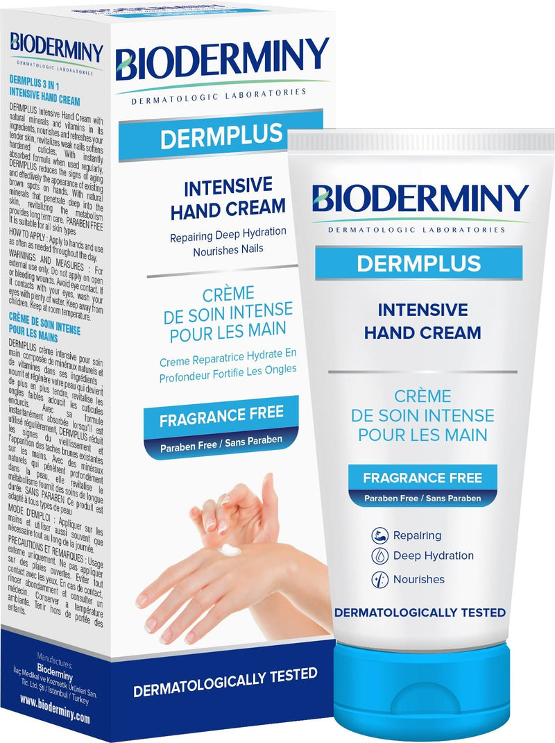 Bioderminy Dermplus Intensive Hand Cream Fragrance Free Coconut Oil 60ml
