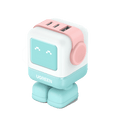 Ugreen Uno GaN Fast Wall Charger 65W 2 USB-C and USB Ports Cyan