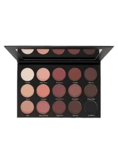 Kara Duo Smoky Rose Eyeshadow Palette 15 Shades ES25