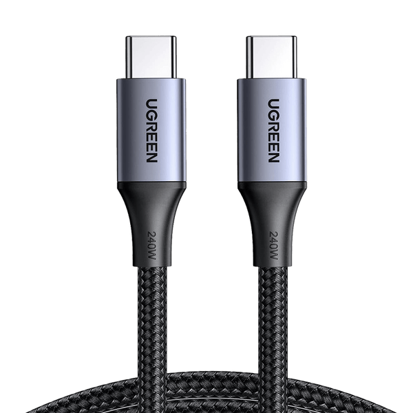 Ugreen Fast Charging USB-C to USB-C Cable Braided 240W Gray 2m