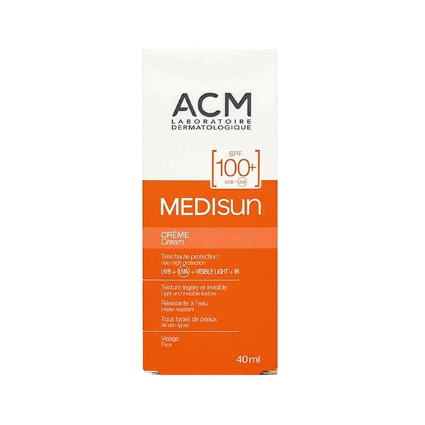 Acm Medisun Cream SPF 100 Gel Vitamin E Glycerin 40 ml