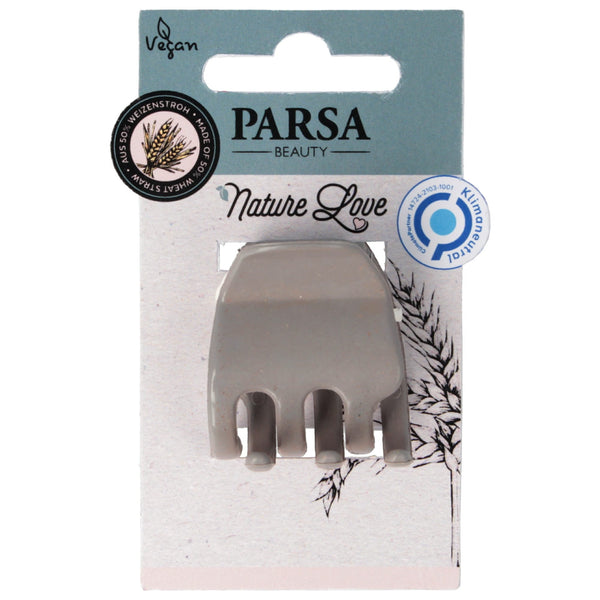 PARSA BEAUTY Hair Claw Medium Metal Wheat Straw Taupe 1 Piece