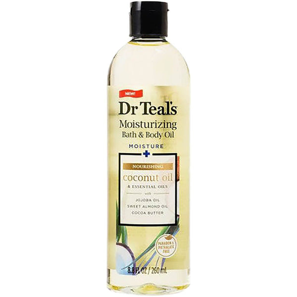 Dr Teal's Coconut Bath Oil Nourishing Coconut, Jojoba, Sweet Almond Oil & Cocoa Butter 260ml