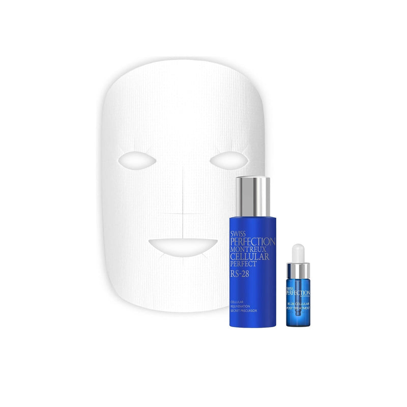 Swiss Perfection RS-28 Rejuvenation Set Facial Sheet Masks, 4 Masks, 168ml