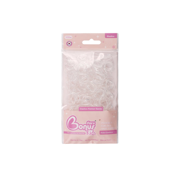 Bonus Kids Rubber Bands, 500 Count