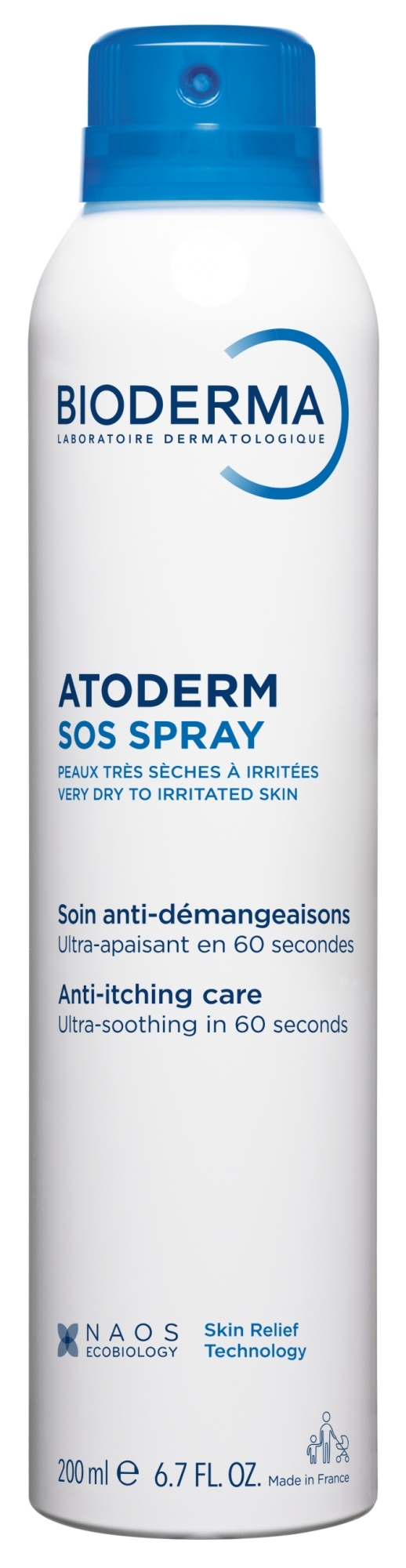 Bioderma Atoderm SOS Spray Soothing Care for Dry, Sensitive Skin