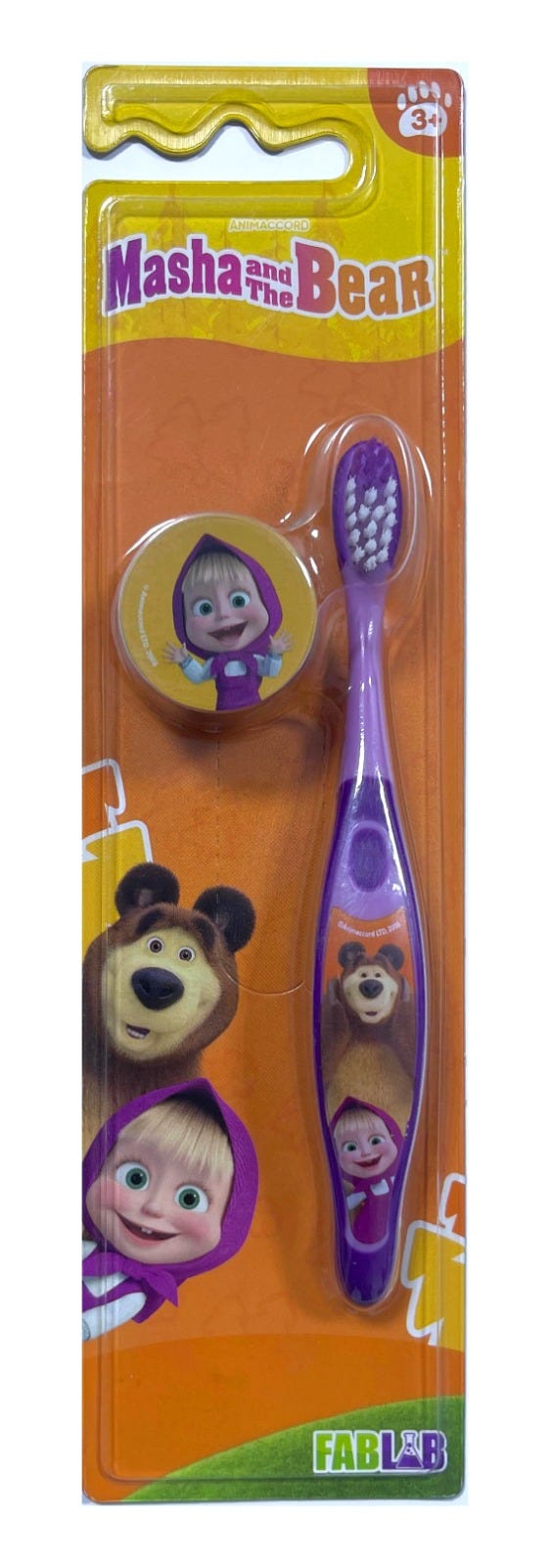 Fablab Masha Soft Toothbrush, Soft Bristles, Single
