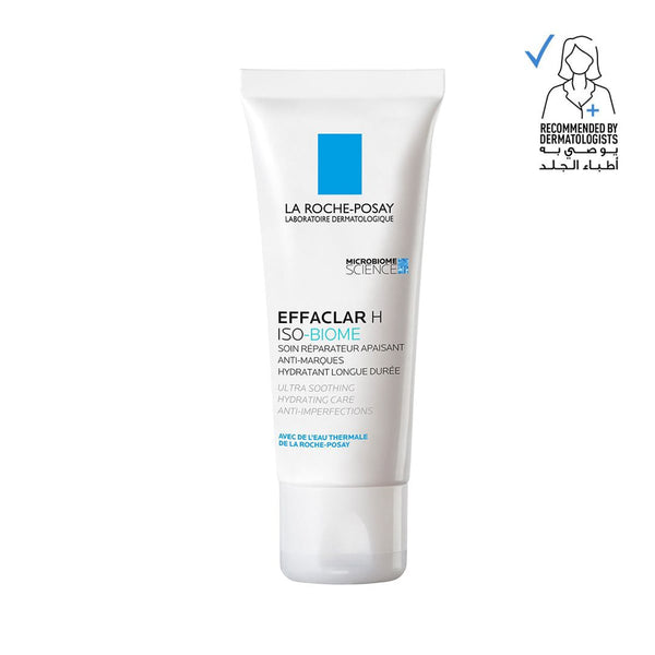 La Roche-Posay Effaclar H Iso-Biome Hydrating Care Cream Lightweight Moisturizer for Oily Skin, 40 ml