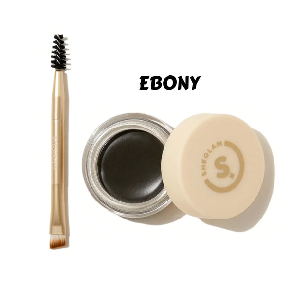 Shiglam Boss Pro Waterproof Eyebrow Defining Gel, Ebony, Matte Finish