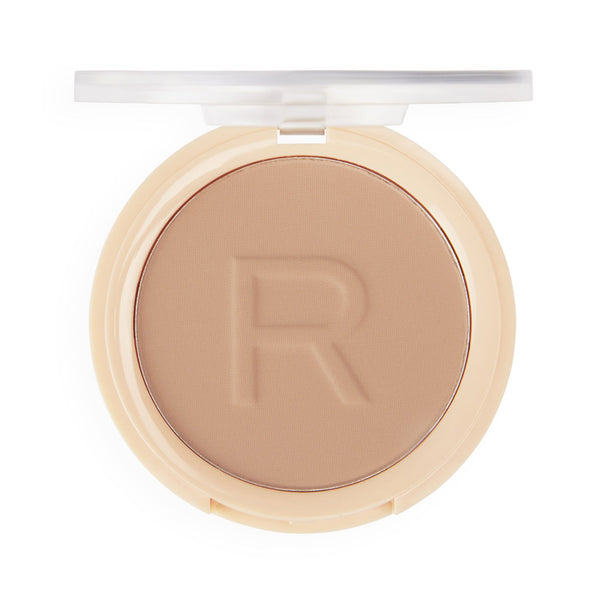 Makeup Revolution Reloaded Pressed Powder Beige, Pink Clay and Niacinamide, Compact Powder