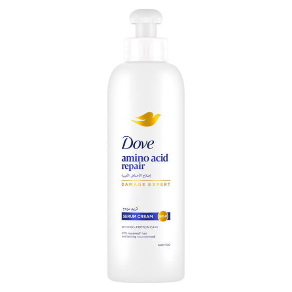 Dove Serum Cream Amino Acid Repair Hair Cream, Bio Protein Care, 10% Amino Acid Complex, 200 ml