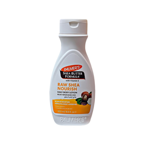 Palmer's Raw Shea Butter Body Lotion Moisturizing Formula Vitamin E Oatmeal Marula Oil 250 ml