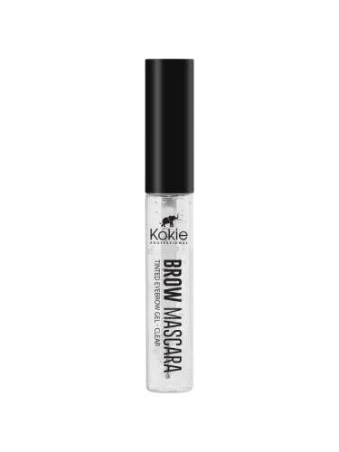 Kokie Brow Mascara Tinted Eyebrow Gel Clear Natural Finish