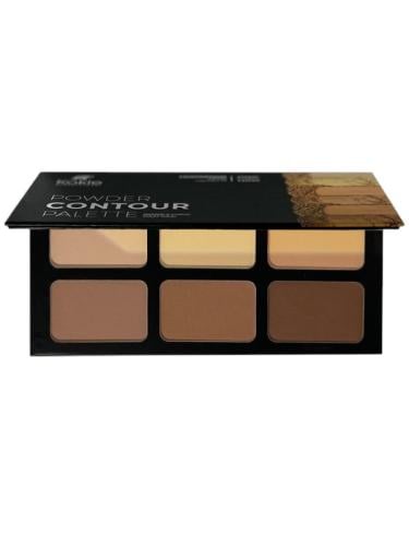 Kokie Powder Contour Palette Blendable Semi-Matte 3 Contour and 3 Highlighter Shades 27 g
