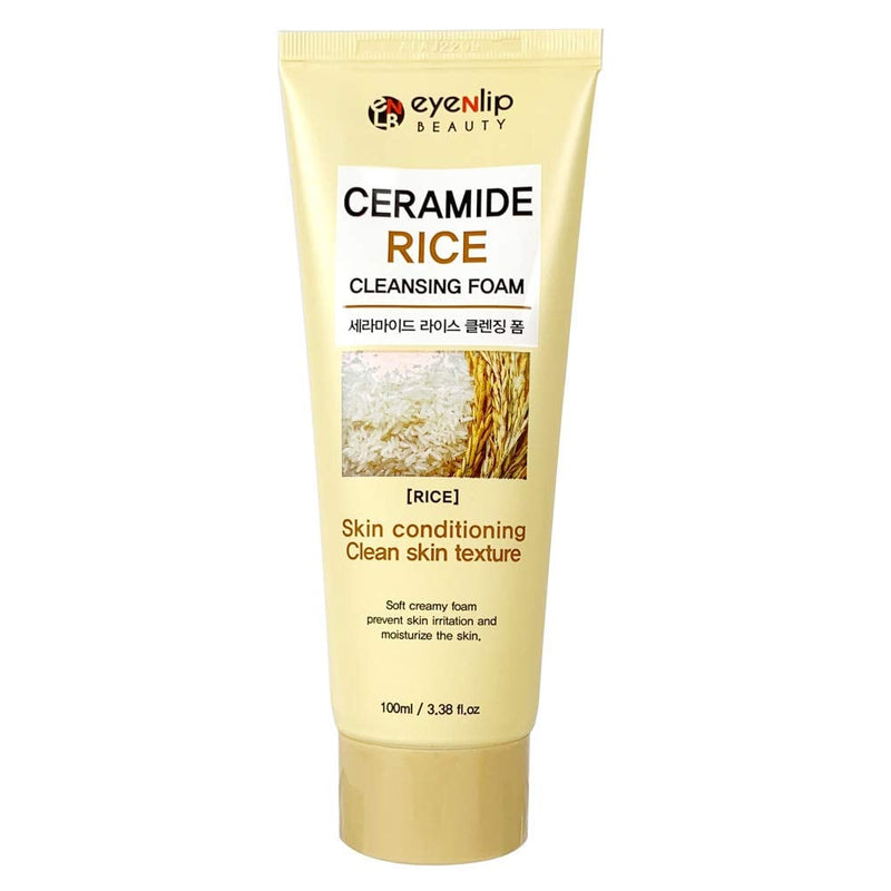 Eyenlip Beauty Ceramide Rice Cleansing Foam for Dry Skin