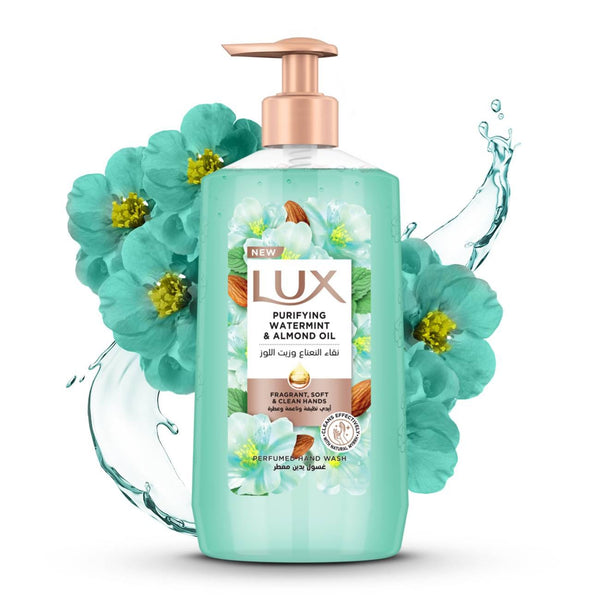 LUX Perfumed Liquid Hand Wash Purifying Watermint Almond Oil Glycerin 500ml