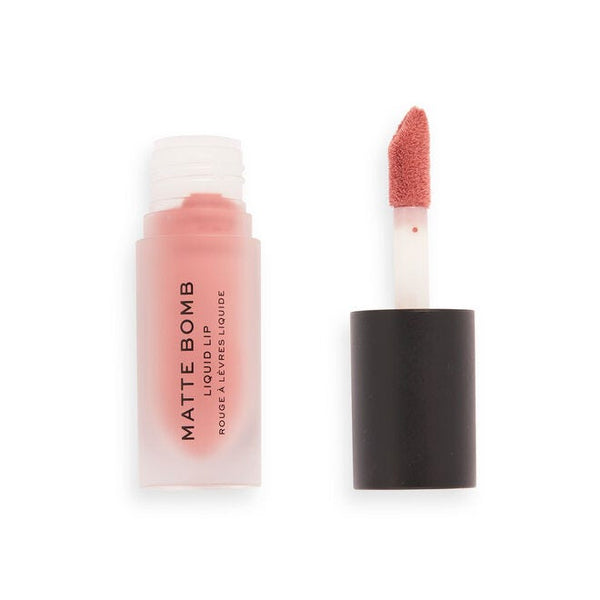 Makeup Revolution Matte Bomb Liquid Lipstick Creamy Matte Finish Fancy Pink