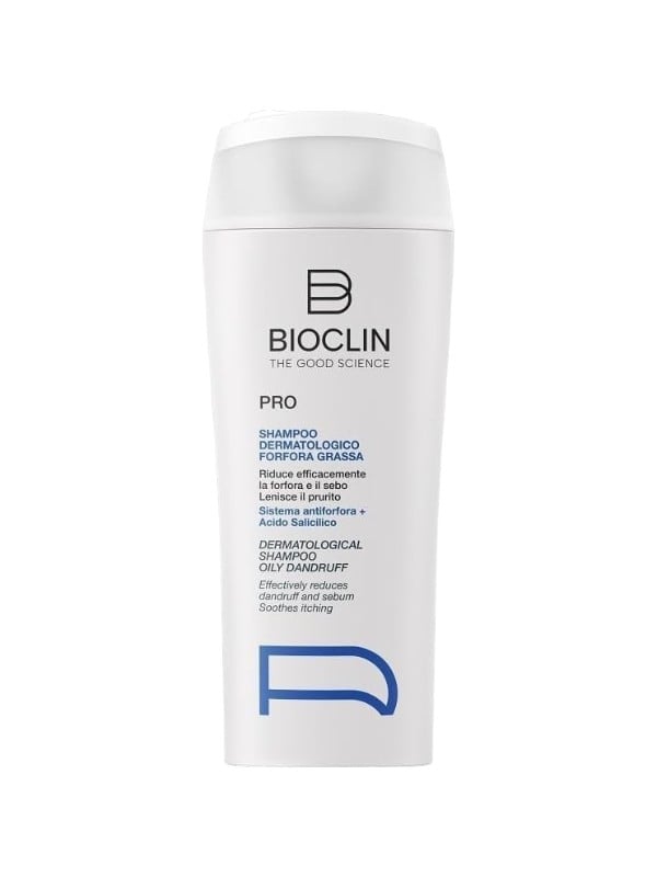 Bioclin Pro Dermatological Shampoo Oily Scalp Salicylic Acid Anti-Dandruff 200 ml