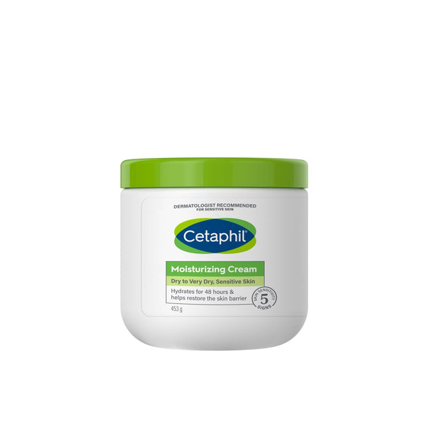 Cetaphil Face & Body Moisturizing Cream Jar, Fragrance-Free, Non-Comedogenic