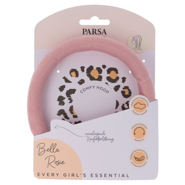 PARSA Beauty Comfy Hoop Bella Rosie Padded Hair Headband, 1 Piece